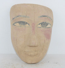 STUPENDA MASCHERA MUMMIA legno