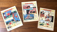 Lotto 3 quaderni a righe degli anni '50/60 a tematica di Pinocchio da cartoleria