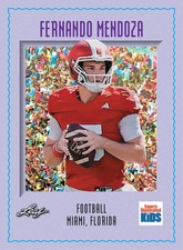 2025 Foglia Metallo Sport Illustrato per Bambini Fernando Mendoza Indiana Hoosiers