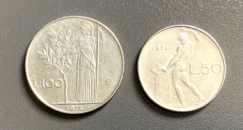 Italia 1974 2 - monete, e