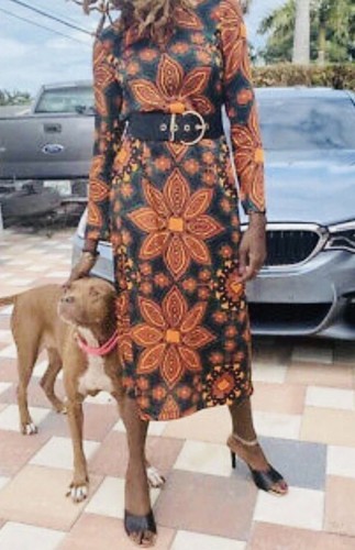 Splendido abito midi tunica