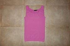 T-shirt canotta singola Dsquared² Runway ROSA cotone canotta M Made in Italy, RARA