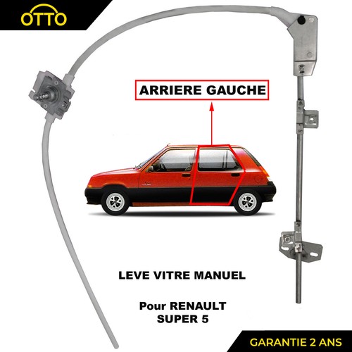 Lève vitre arrière gauche - lève,