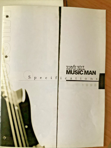 Music man guitars bass catalog - man,