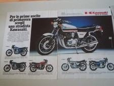 advertising Pubblicità 1982 KAWASAKI Z550 Z 550/Z 400 J/Z 500 B/Z 650 F