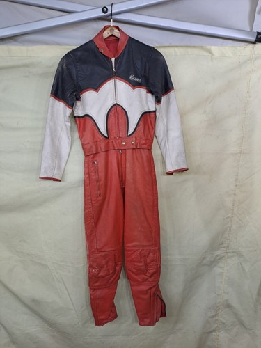 Tuta moto pelle vintage - tuta,