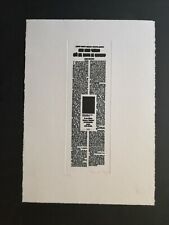 EMILIO ISGRO` Cancellature  50x35 cm