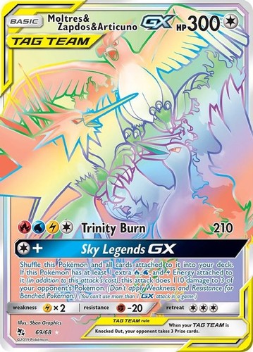 Moltres zapdos articuno gx - moltres,