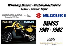 Suzuki RM465 RM 465 Manuale