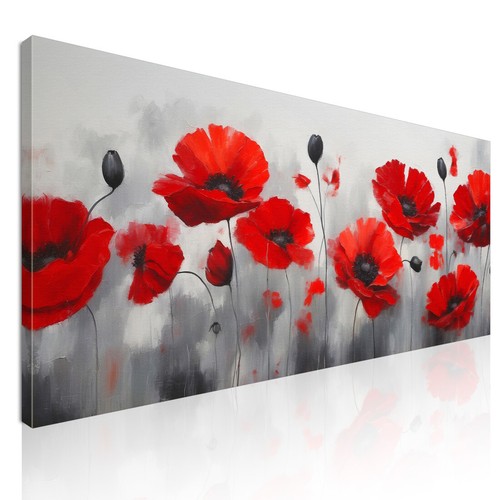 Quadro botanico papaveri rossi - quadro,