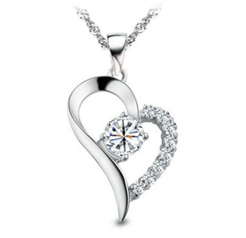 Collana con ciondolo - , cuore