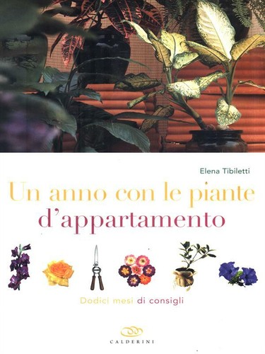 Libro anno con piante - libro, un
