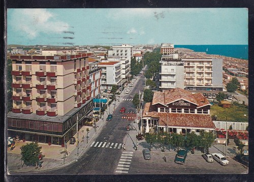 Cartolina riccione viale - cartolina,