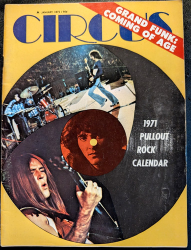 Circus magazine january - magazine, 1971