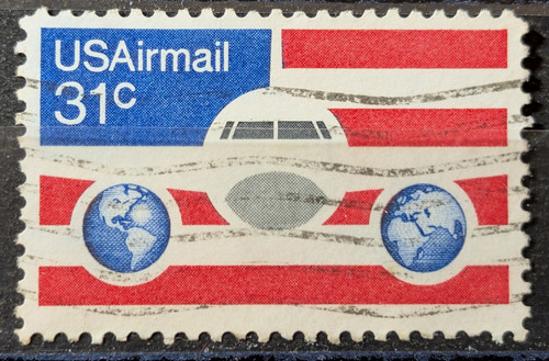 Usa 1976 mi1201 aereo emisfero - mi1201,