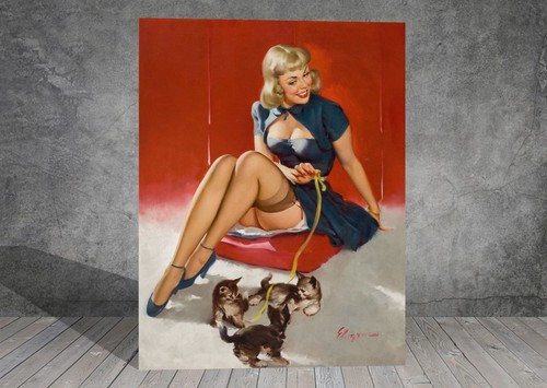 Gil elvgren donna gatto - donna,