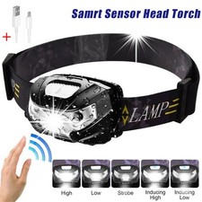 60000LM LED HeadLamp Sensore