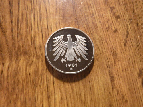 Moneta germania marchi 1981 - germania,