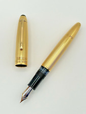 PENNA MONTBLANC MEISTERSTUCK 146 Solitaire Barley Vermeil stilo fountain pen nib