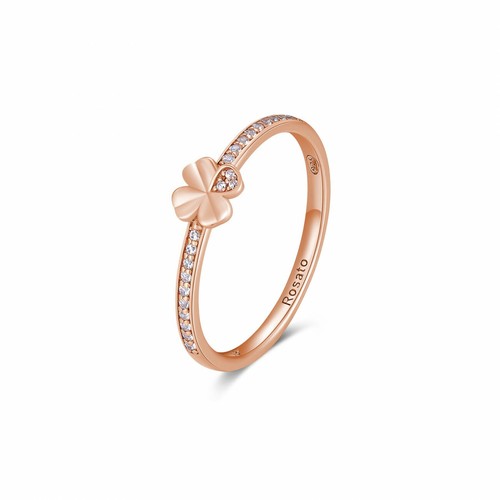 Anello quadrifoglio argento