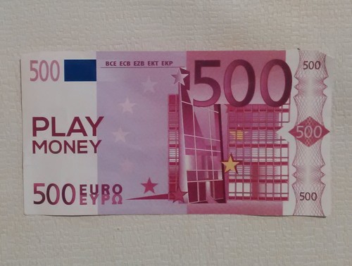 Fac simile banconota 500 - , euro