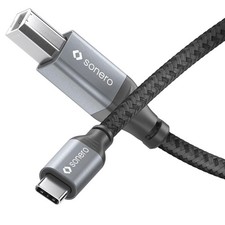 Sonero® Cavo USB 2.0 cavo di collegamento cavo stampante da spina C a spina B