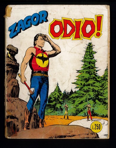 Zagor scritta rossa - scritta,
