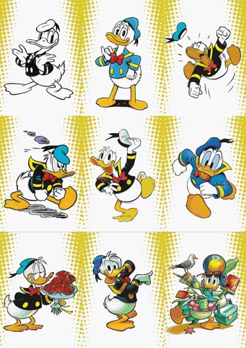 Cards donald duck - donald,