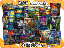 Stained Glass Land Pack MTG
