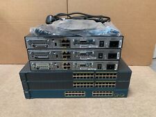 KIT LABORATORIO CISCO HOME CCNA 3x 1841, 2x 2960, 1x 3560, WIC-1T & CAVI 200+ VENDUTO!