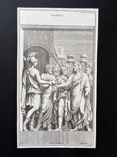 Antica incisione figure romane