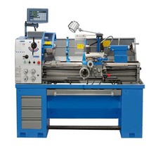 Tornio metalli FERVI T069/400V3A con visualizzatore a 3 assi - 400V - Pb 52 mm