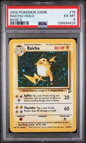 Pokemon card raichu holo - pokemon,