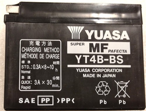 Batteria yuasa yt4bbs 12v - yuasa,