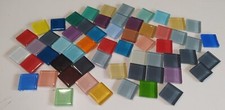 PIASTRELLE QUADRATE IN VETRO da MOSAICO cm. 2,5 SPESSORE 4 mm.