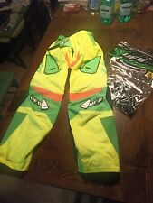 PANTALONI CROSS ENDURO BAMBINO UFO HYDRA BOY D40 COL. GIALLO Verde ARANCIO TG 40