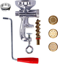 Torchio per Pasta Fresca Con 3 Trafile in Ottone E Ghiera in Alluminio | per Spa