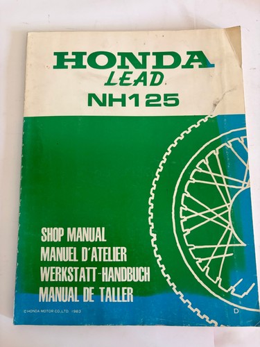Honda 125 lead - lead, manuale