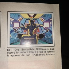 FIGURINA N.63 DALTANIOUS  ALBUM PANINI 1981 ORIGINALE OTTIMA DA RECUPERO
