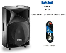 Fbt JMaxX 114A 2V CASSA ATTIVA 14" BIAMPLIFICATA 900W J MAXX + CAVO XLR OMAGGIO