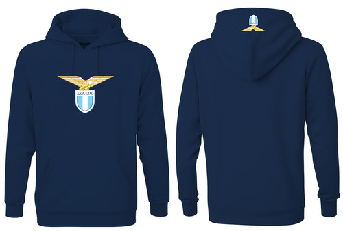 Felpa lazio con - con, cappuccio