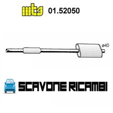 SILENZIATORE CENTRALE FIAT 127