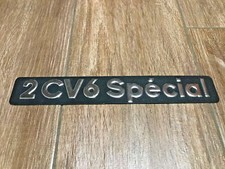 CITROEN 2 CV6 SPECIAL LOGO SIGLA EMBLEMA FREGIO STEMMA SCRITTA TARGHETTA BADGE