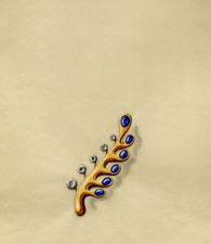 Spilla vintage disegno Art