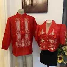 Set giacca bolero Filipiniana