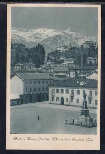 Cartolina biella piazza - cartolina,