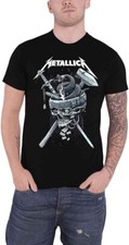 T-shirt nera uomo Metallica