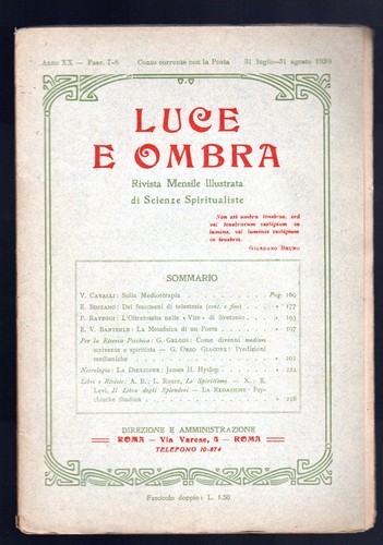 Luce ombra rivista - ombra.,