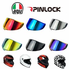 VISIERA per AGV K6 / K6S | PINLOCK READY | NERO FUME' TRASPARENTE + 7 COLORI