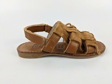 Step2wo Sandali Pelle Marrone Uk 10 Eu 28 Nuovi